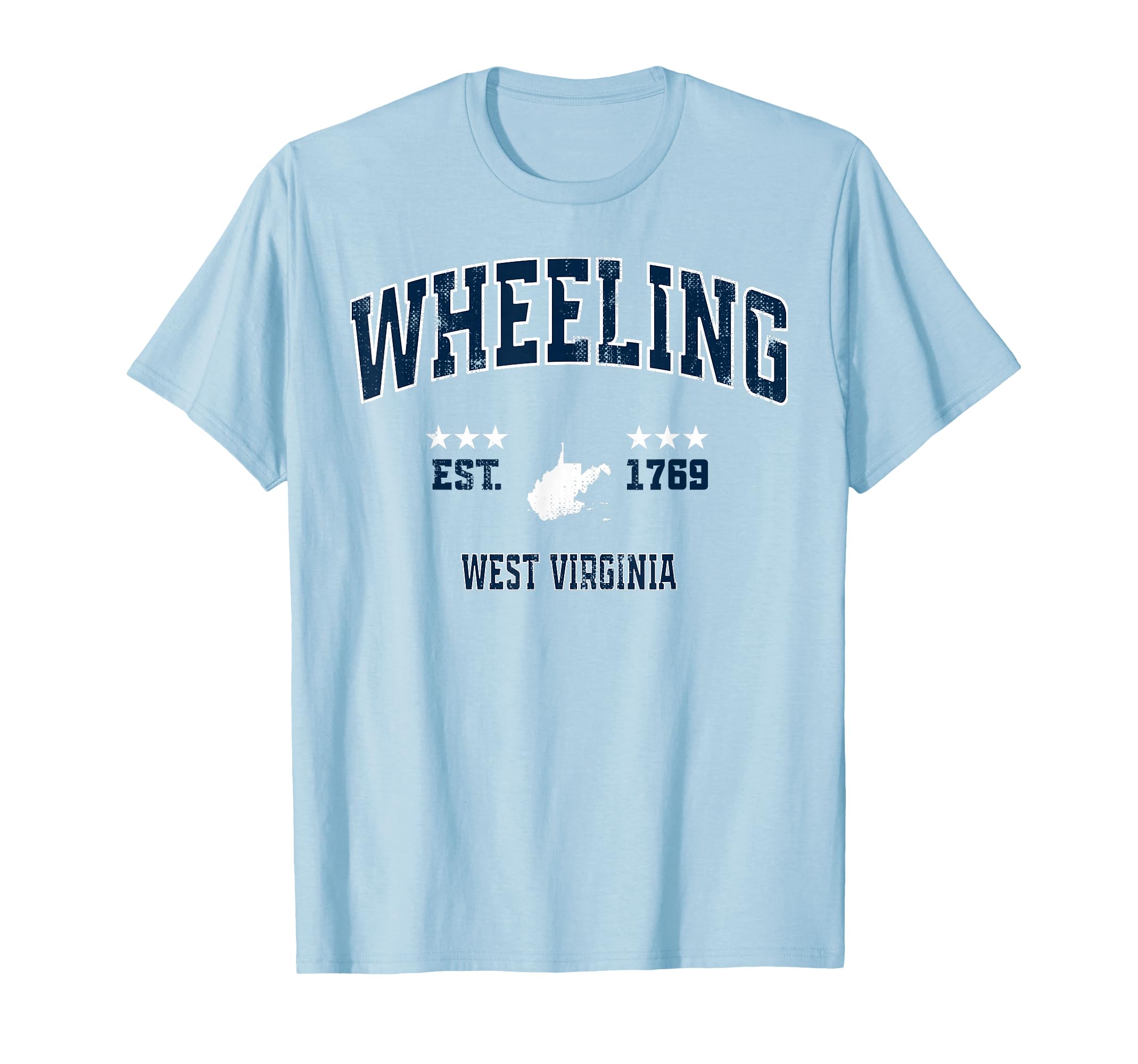 Wheeling West Virginia Wv Athletic T-Shirt - Fun Novelty Design Men Women - T-Shirt, Sweatshirt, Hoodie