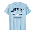 Wheeling West Virginia Wv Athletic T-Shirt - Casual Everyday Wear Unisex - T-Shirt, Sweatshirt, Hoodie