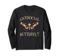 Antisocial Butterfly T-Shirt - Casual Everyday Wear for Adults - T-Shirt, Sweatshirt, Hoodie