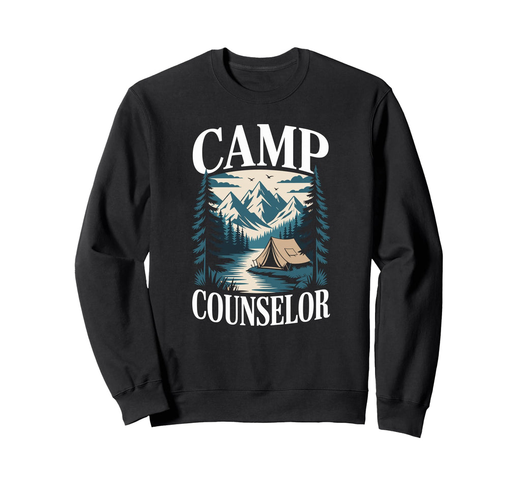 Sunset Camp Counselor Wilderness Sweatshirt - Aesthetic Graphic Men Women - T-Shirt, Sweatshirt, Hoodie