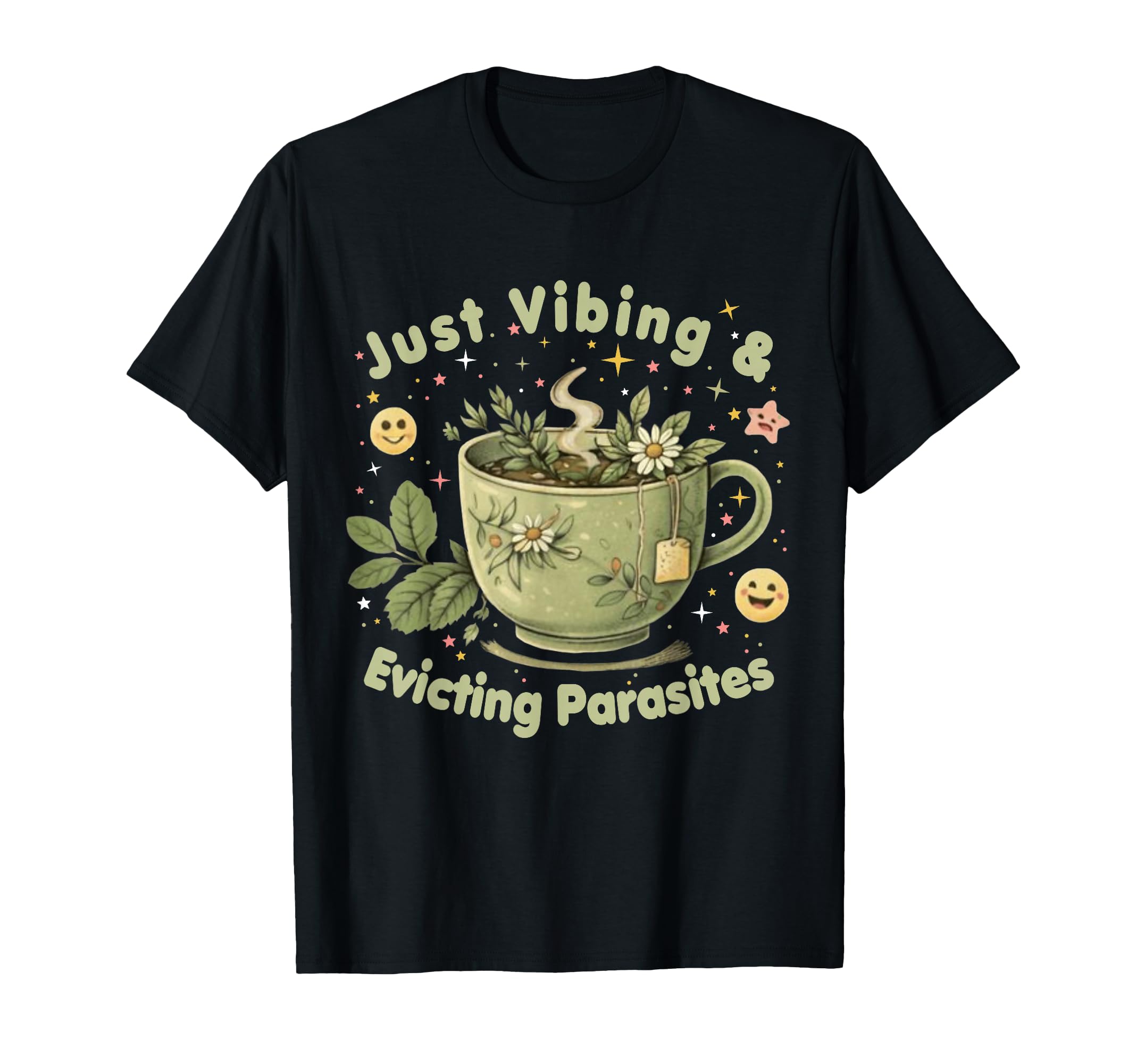 Funny Wellness Vibes Aesthetic Tea T-Shirt - Fun Novelty Design Unisex - T-Shirt, Sweatshirt, Hoodie