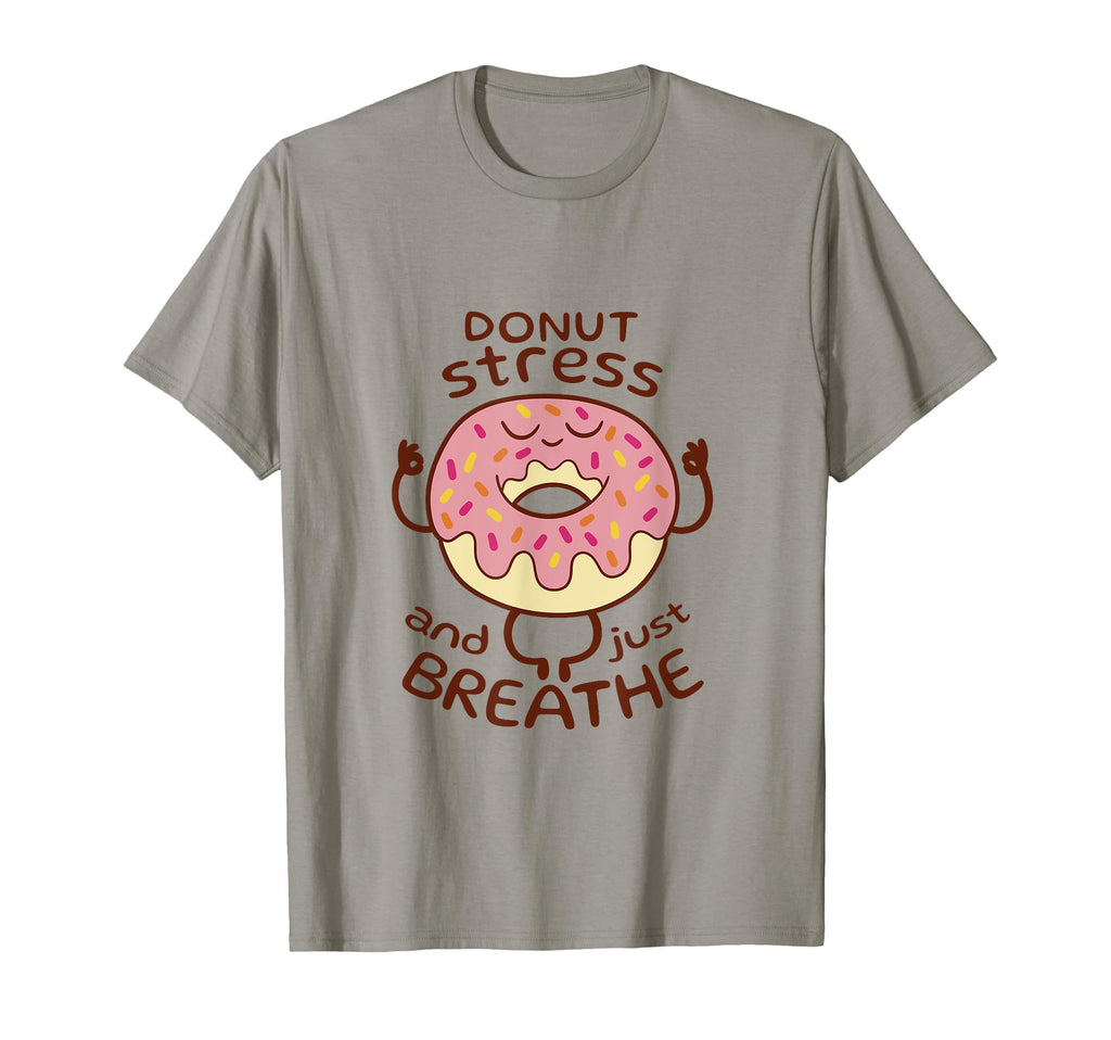 Funny Donut Mindfulness Meditation T-Shirt - Fun Novelty Design for Adults - T-Shirt, Sweatshirt, Hoodie