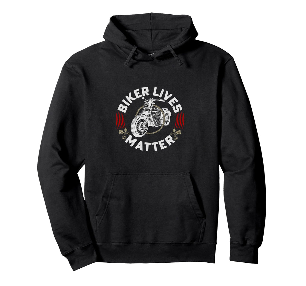 Biker Lives Matter Motorcycle Hoodie - Trendy Graphic for Adults - T-Shirt, Sweatshirt, Hoodie