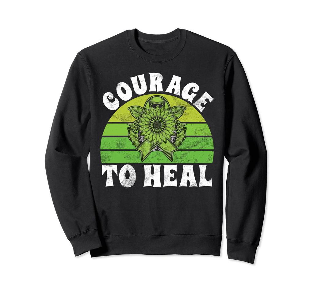 Courage To Heal Mental Health Sweatshirt - Aesthetic Graphic Men Women - T-Shirt, Sweatshirt, Hoodie