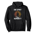 One Spirit One Humanity Yoga Zen Hoodie - Minimalist Print Unisex - T-Shirt, Sweatshirt, Hoodie