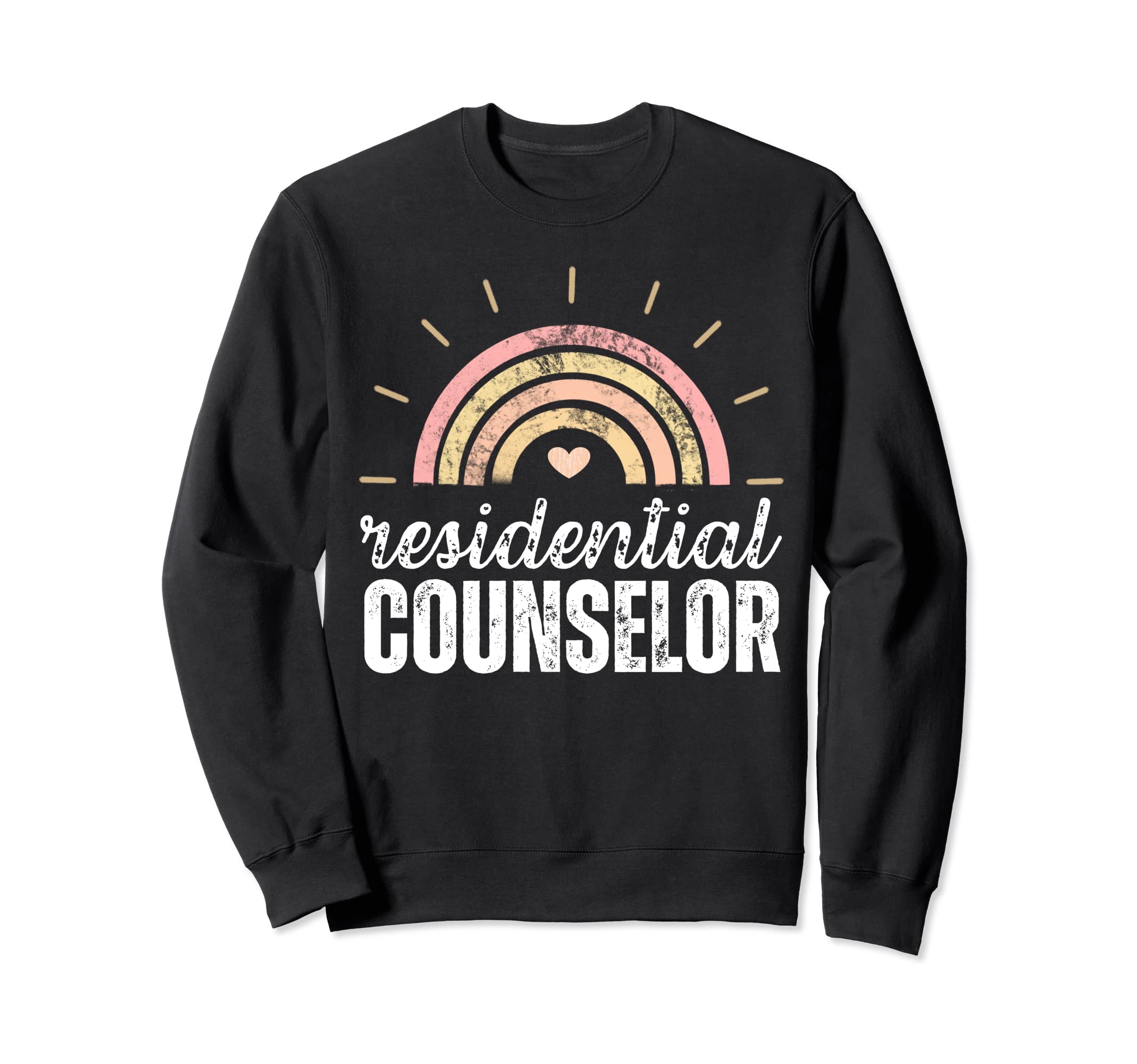 Residential Counselor Boho Rainbow Sweatshirt - Streetwear Style Men Women - T-Shirt, Sweatshirt, Hoodie