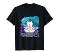 Mindfulness Meditation Cat Zen T-Shirt - Aesthetic Graphic Men Women - T-Shirt, Sweatshirt, Hoodie