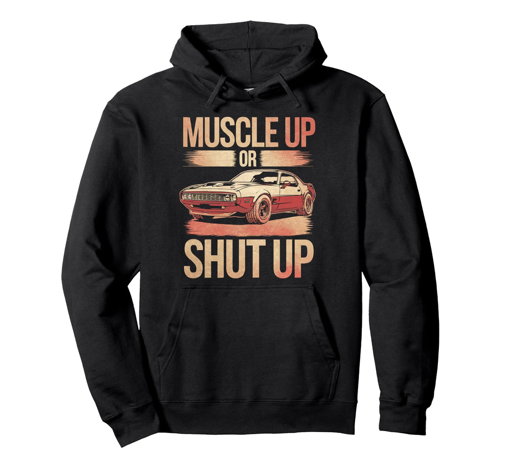 Muscle Car Lover Carguy Car Hoodie - Casual Everyday Wear Men Women - T-Shirt, Sweatshirt, Hoodie