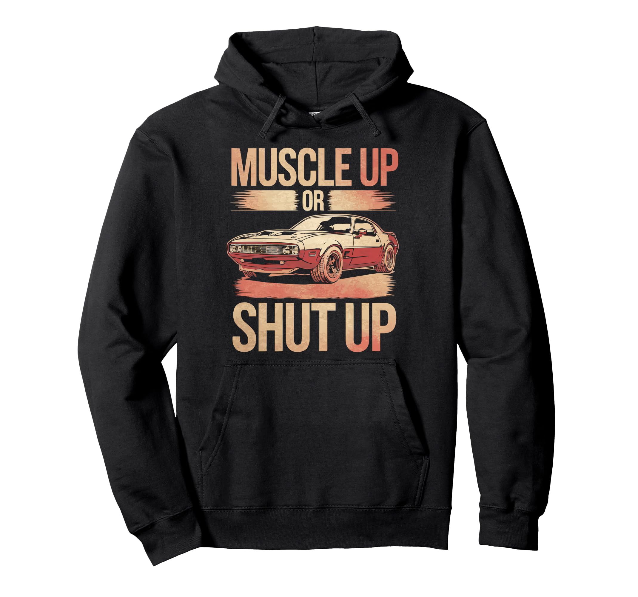 Muscle Car Lover Carguy Car Hoodie - Casual Everyday Wear Men Women - T-Shirt, Sweatshirt, Hoodie
