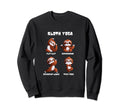 Sloth Yoga Poses Practicing Sweatshirt - Minimalist Print Unisex - T-Shirt, Sweatshirt, Hoodie