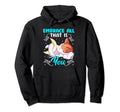 Self Care Cat Moon Embrace All That Is Hoodie - Novelty Apparel Men Women - T-Shirt, Sweatshirt, Hoodie