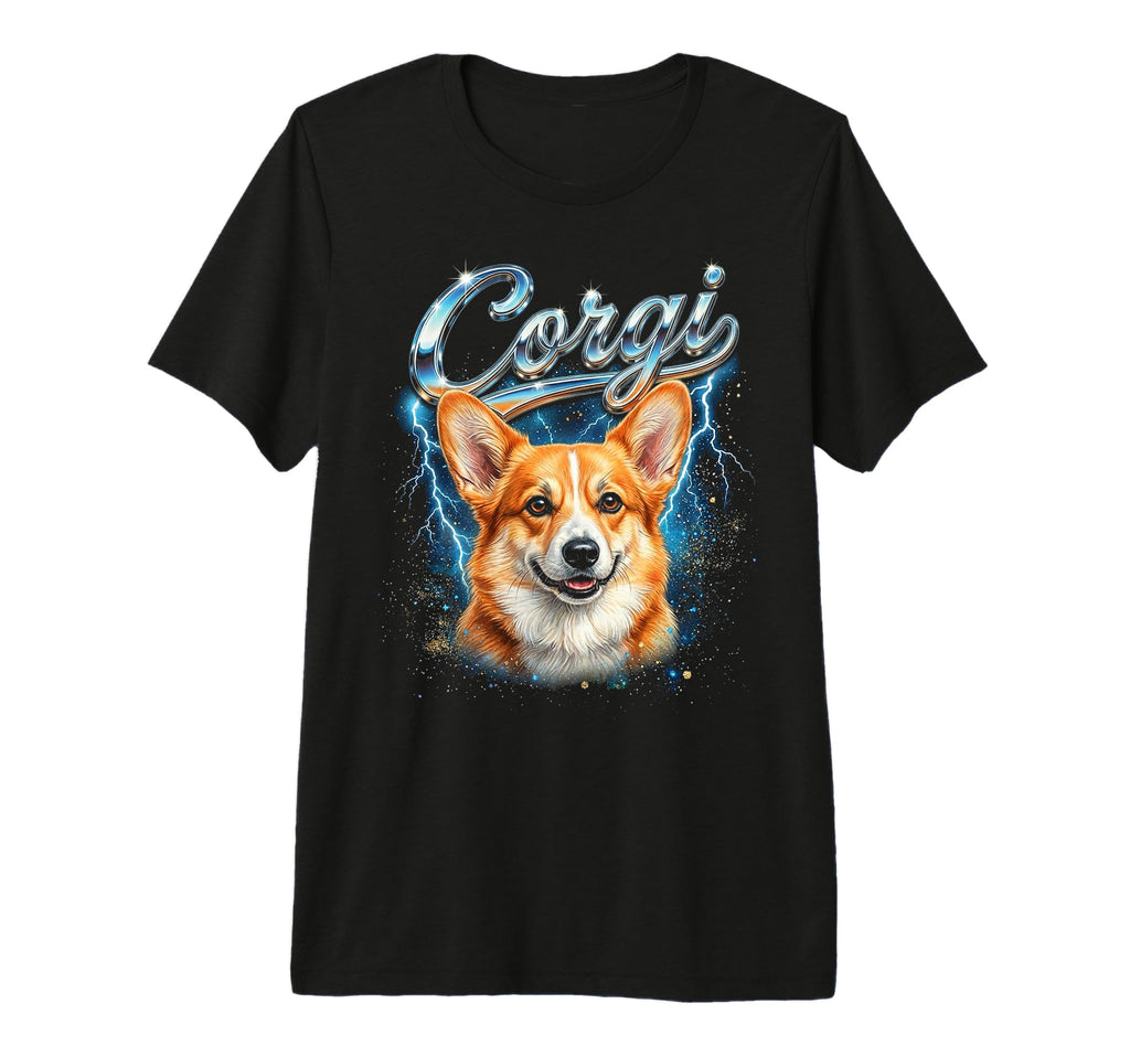 Corgi 90S Dog Lover 80S Corgi Owner Tri T-Shirt - Streetwear Style Unisex - T-Shirt, Sweatshirt, Hoodie