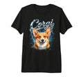 Corgi 90S Dog Lover 80S Corgi Owner Tri T-Shirt - Streetwear Style Unisex - T-Shirt, Sweatshirt, Hoodie
