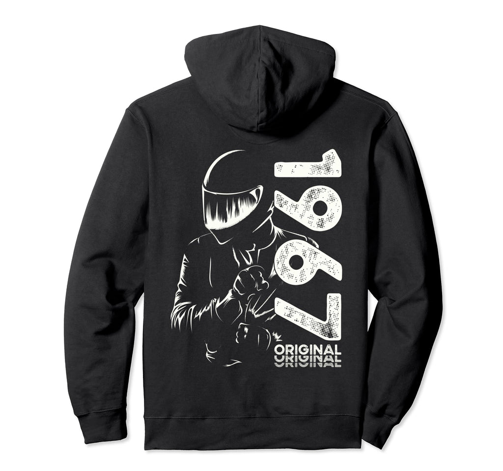 57Th Birthday Motorcycle Hoodie - Fun Novelty Design for Adults - T-Shirt, Sweatshirt, Hoodie