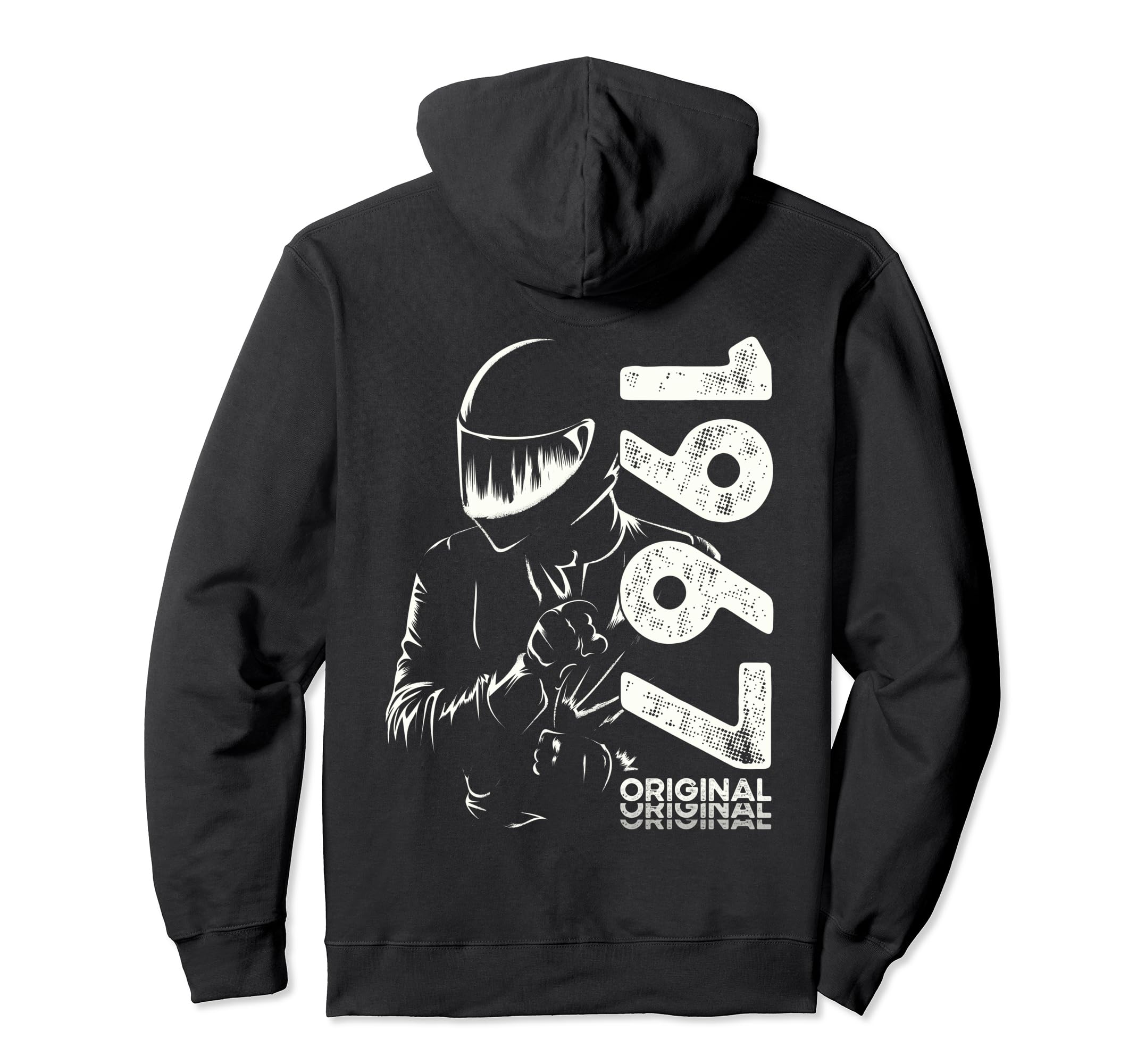 57Th Birthday Motorcycle Hoodie - Fun Novelty Design for Adults - T-Shirt, Sweatshirt, Hoodie