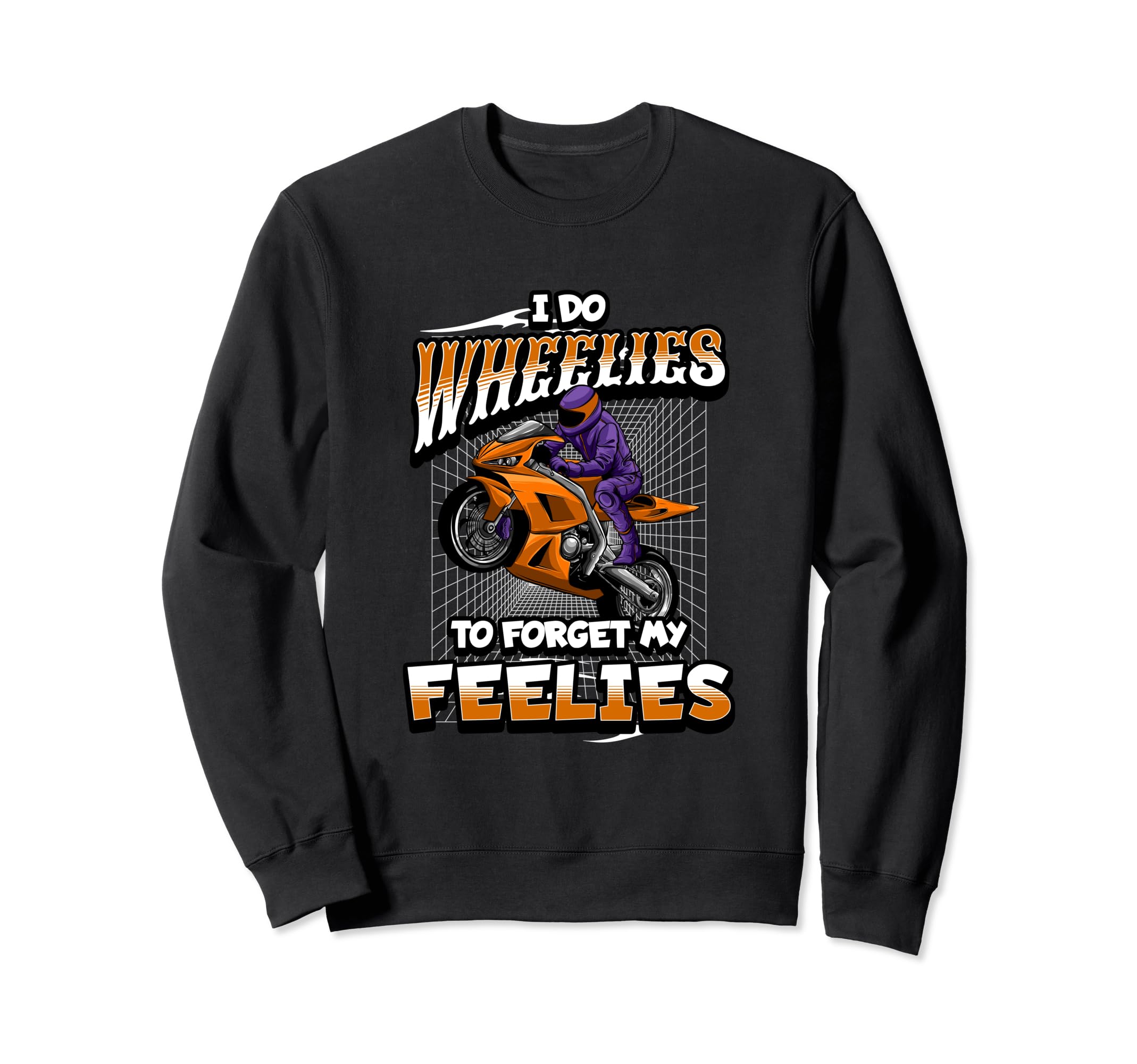 Biker Motorcycle Motorcycle Funny Sweatshirt - Custom Art Print Unisex - T-Shirt, Sweatshirt, Hoodie