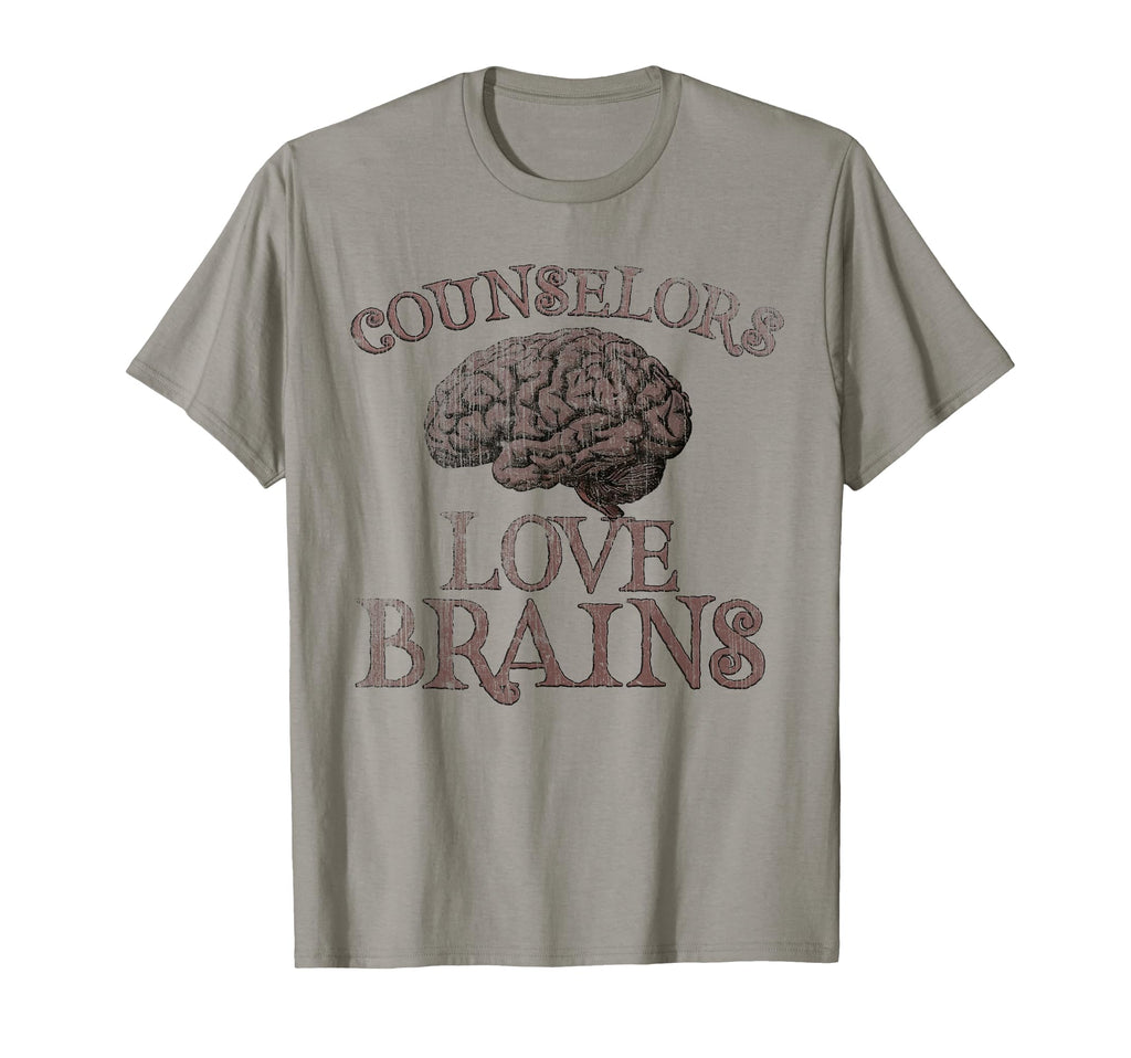 Counselors Love Brains This Is My T-Shirt - Casual Everyday Wear Unisex - T-Shirt, Sweatshirt, Hoodie