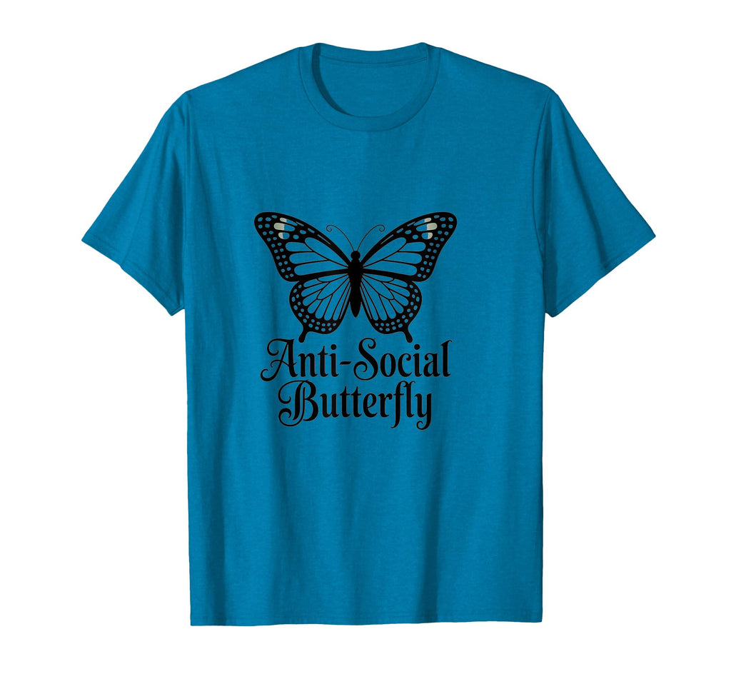 Gothic Antisocial Aesthetic Butterfly T-Shirt - Graphic Print for Adults - T-Shirt, Sweatshirt, Hoodie