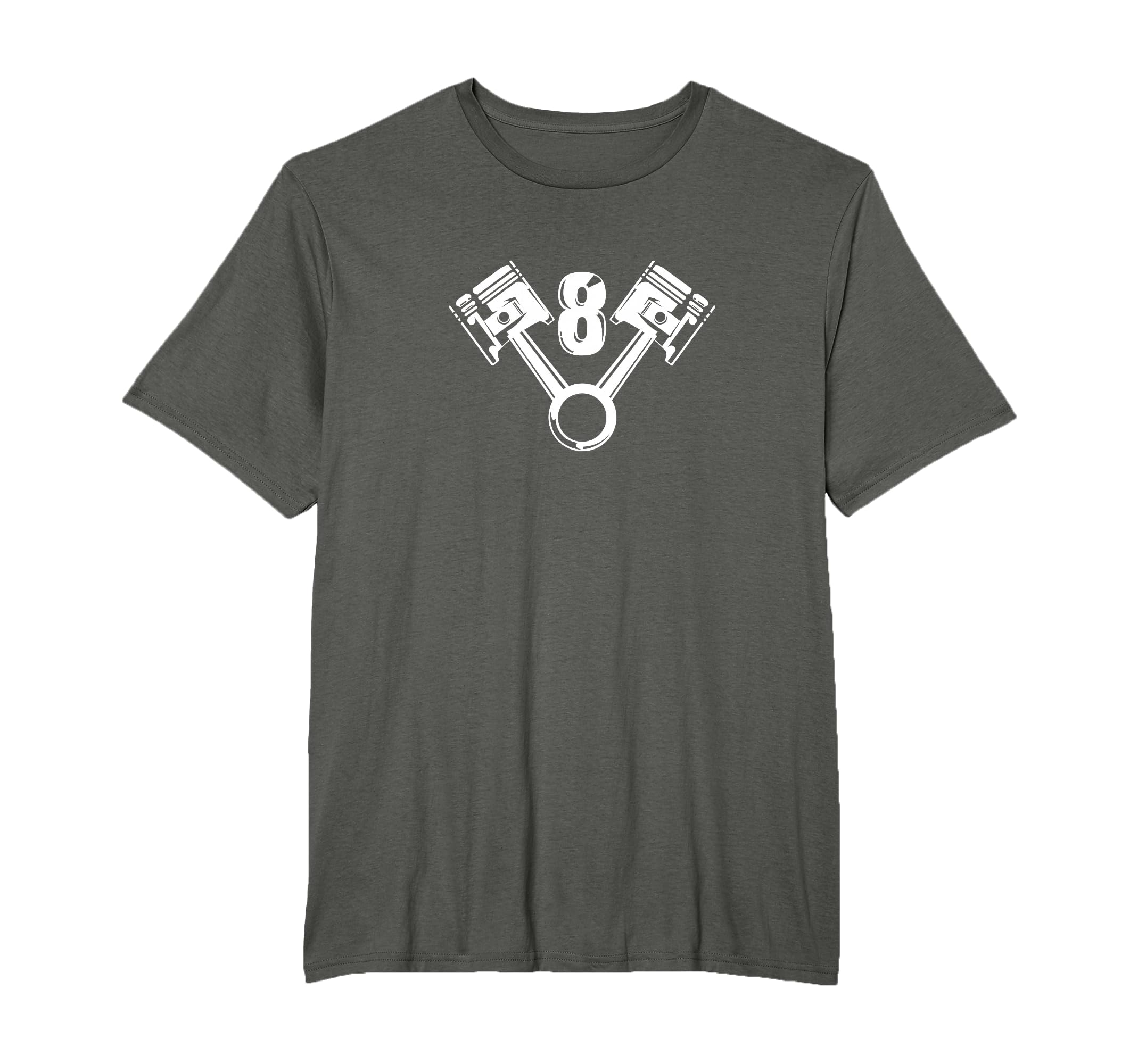 V8 Engine Eight Cylinder Car Fans T-Shirt - Casual Everyday Wear Unisex - T-Shirt, Sweatshirt, Hoodie