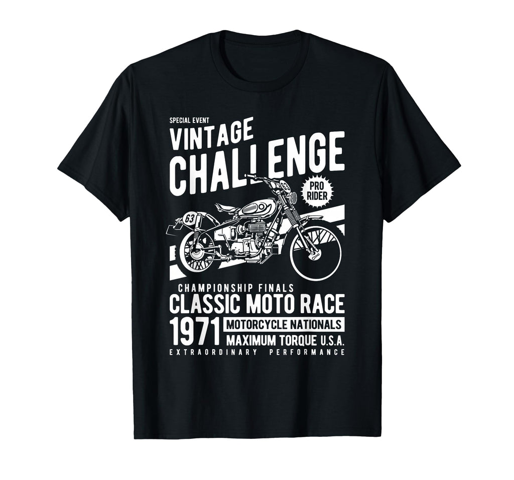 Challenge Motorcycle Race T-Shirt - Minimalist Print Unisex - T-Shirt, Sweatshirt, Hoodie