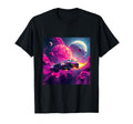 Futuristic Space Car 80S Synthwave T-Shirt - Trendy Graphic for Adults - T-Shirt, Sweatshirt, Hoodie