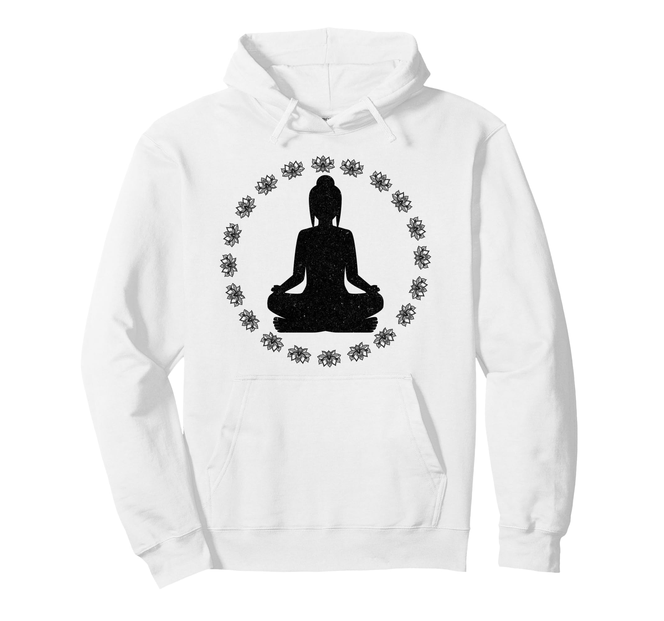 Yoga Spiritual Meditation Pose Lotus Hoodie - Streetwear Style for Adults - T-Shirt, Sweatshirt, Hoodie