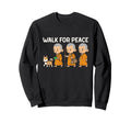Walk Peace Mindfulness Meditation Sweatshirt - Custom Art Print for Adults - T-Shirt, Sweatshirt, Hoodie