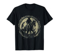 Rustic Cowboy Silhouette Western Horse T-Shirt - Graphic Print for Adults - T-Shirt, Sweatshirt, Hoodie