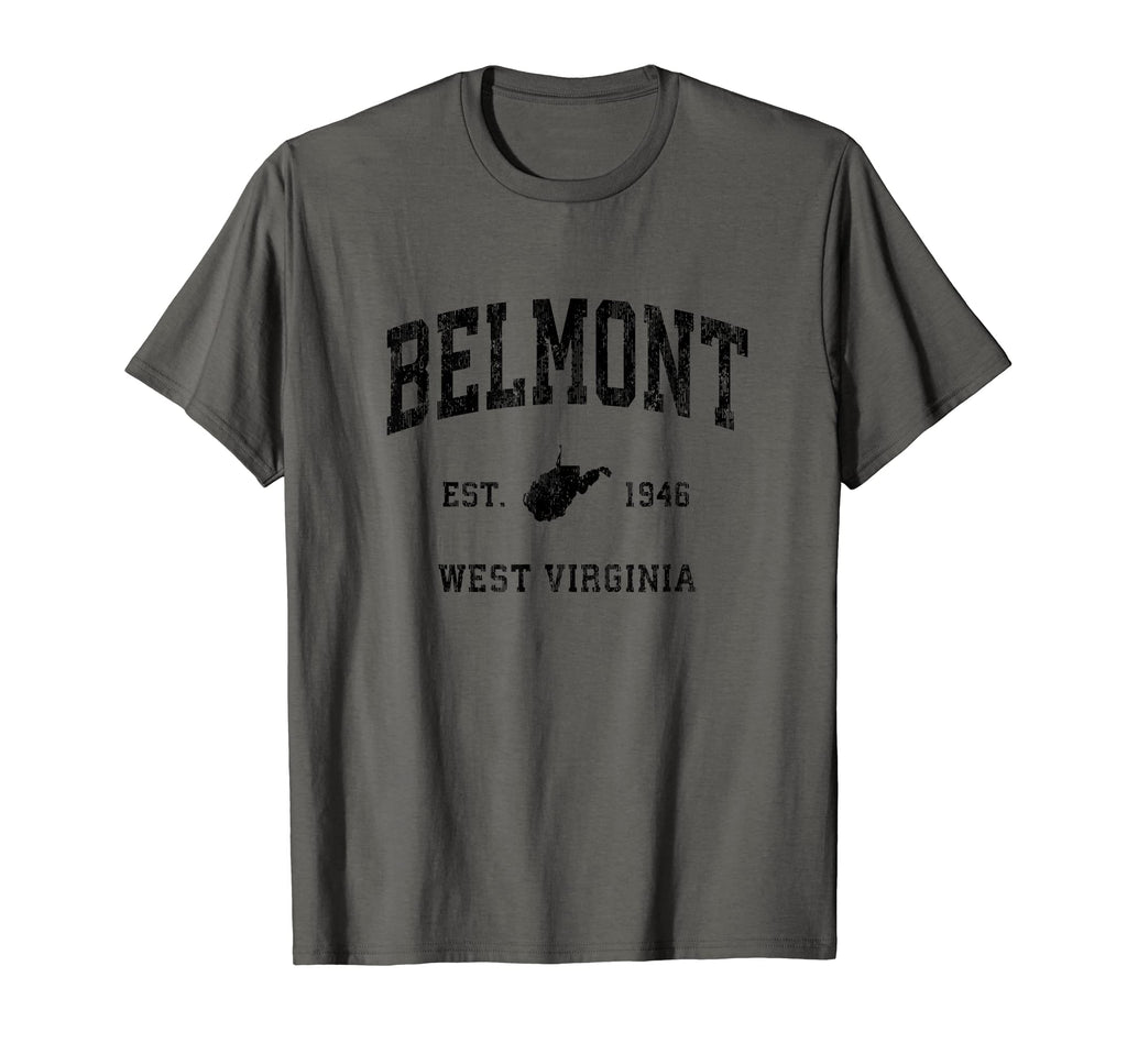 Belmont West Virginia Wv Athletic T-Shirt - Trendy Graphic for Adults - T-Shirt, Sweatshirt, Hoodie