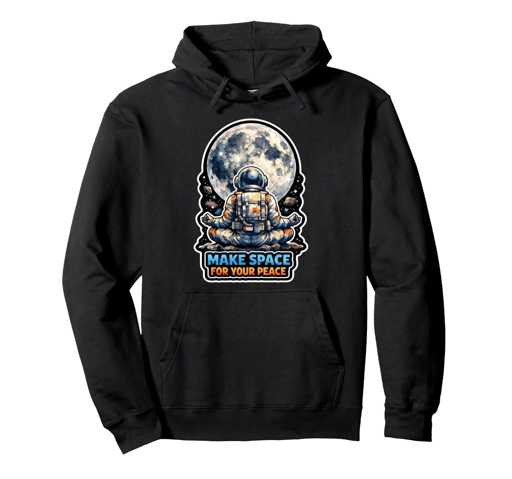 Moon Meditation Lunar Mindfulness Hoodie - Aesthetic Graphic Unisex - T-Shirt, Sweatshirt, Hoodie