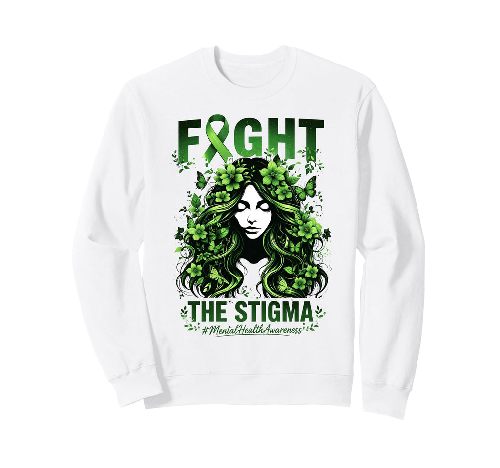 Mental Health Awareness Anxiety Sweatshirt - Custom Art Print for Adults - T-Shirt, Sweatshirt, Hoodie