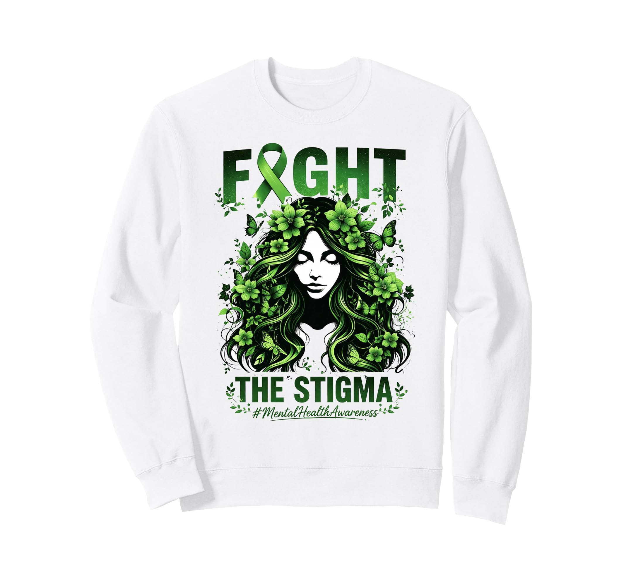 Mental Health Awareness Anxiety Sweatshirt - Custom Art Print for Adults - T-Shirt, Sweatshirt, Hoodie