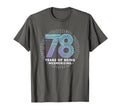 78 Years Mesmerizing Birthday Gift T-Shirt - Aesthetic Graphic Unisex - T-Shirt, Sweatshirt, Hoodie