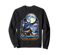 Moon Meditation Lunar Mindfulness Sweatshirt - Aesthetic Graphic Unisex - T-Shirt, Sweatshirt, Hoodie