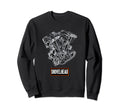 Hd Motorcycle Vtwin Sweatshirt - Casual Everyday Wear for Adults - T-Shirt, Sweatshirt, Hoodie