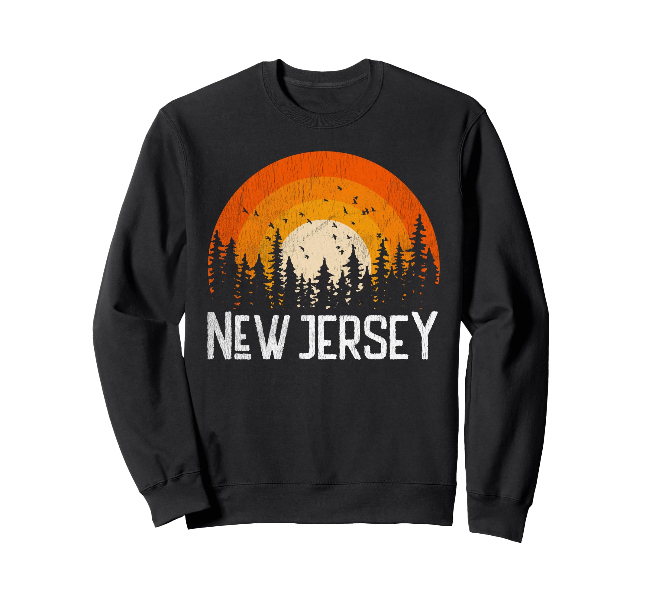 New Jersey 70S 80S Sweatshirt - Unique Graphic Men Women - T-Shirt, Sweatshirt, Hoodie