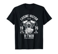 Motorcycle Engine Racer T-Shirt - Casual Everyday Wear for Adults - T-Shirt, Sweatshirt, Hoodie