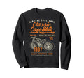 Cafe Racer Motorcycle Sweatshirt - Aesthetic Graphic Men Women - T-Shirt, Sweatshirt, Hoodie