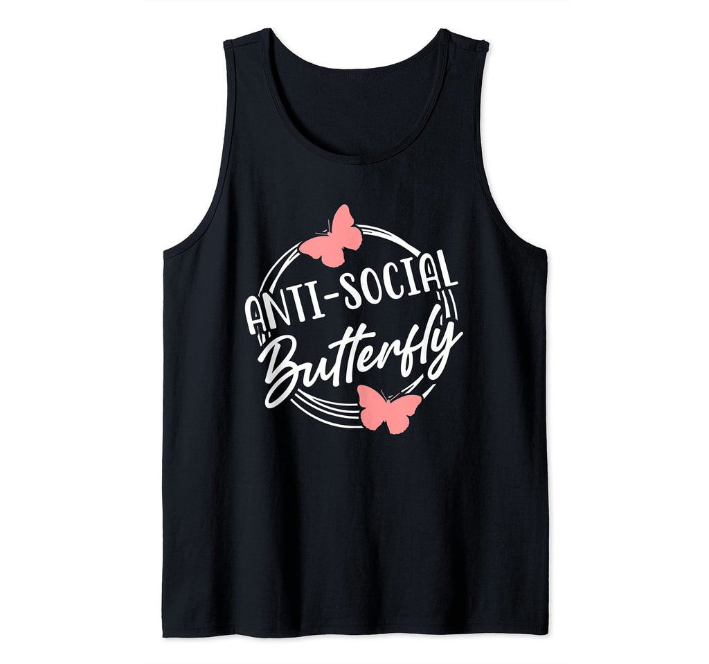 Antisocial Butterfly Hater Sweatshirt - Casual Everyday Wear Men Women - T-Shirt, Sweatshirt, Hoodie