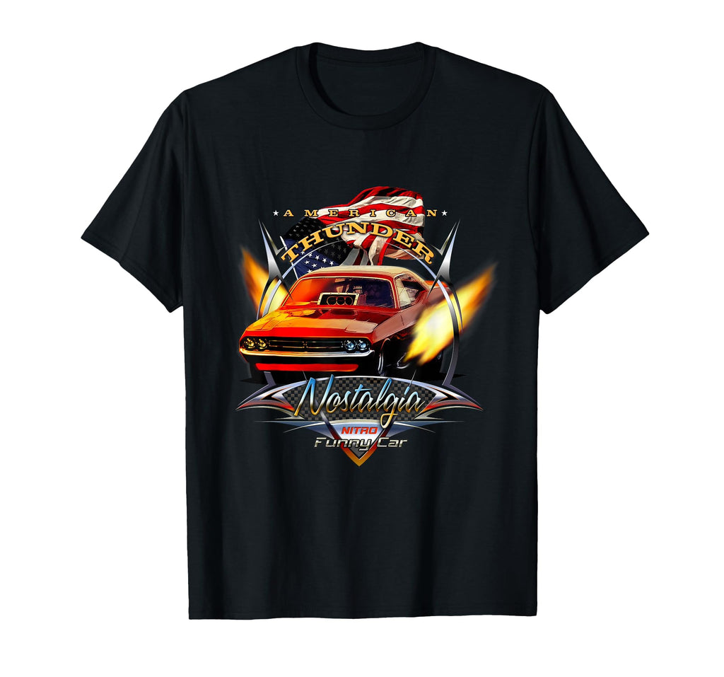 Nostalgia Funny Car American Drag T-Shirt - Minimalist Print for Adults - T-Shirt, Sweatshirt, Hoodie