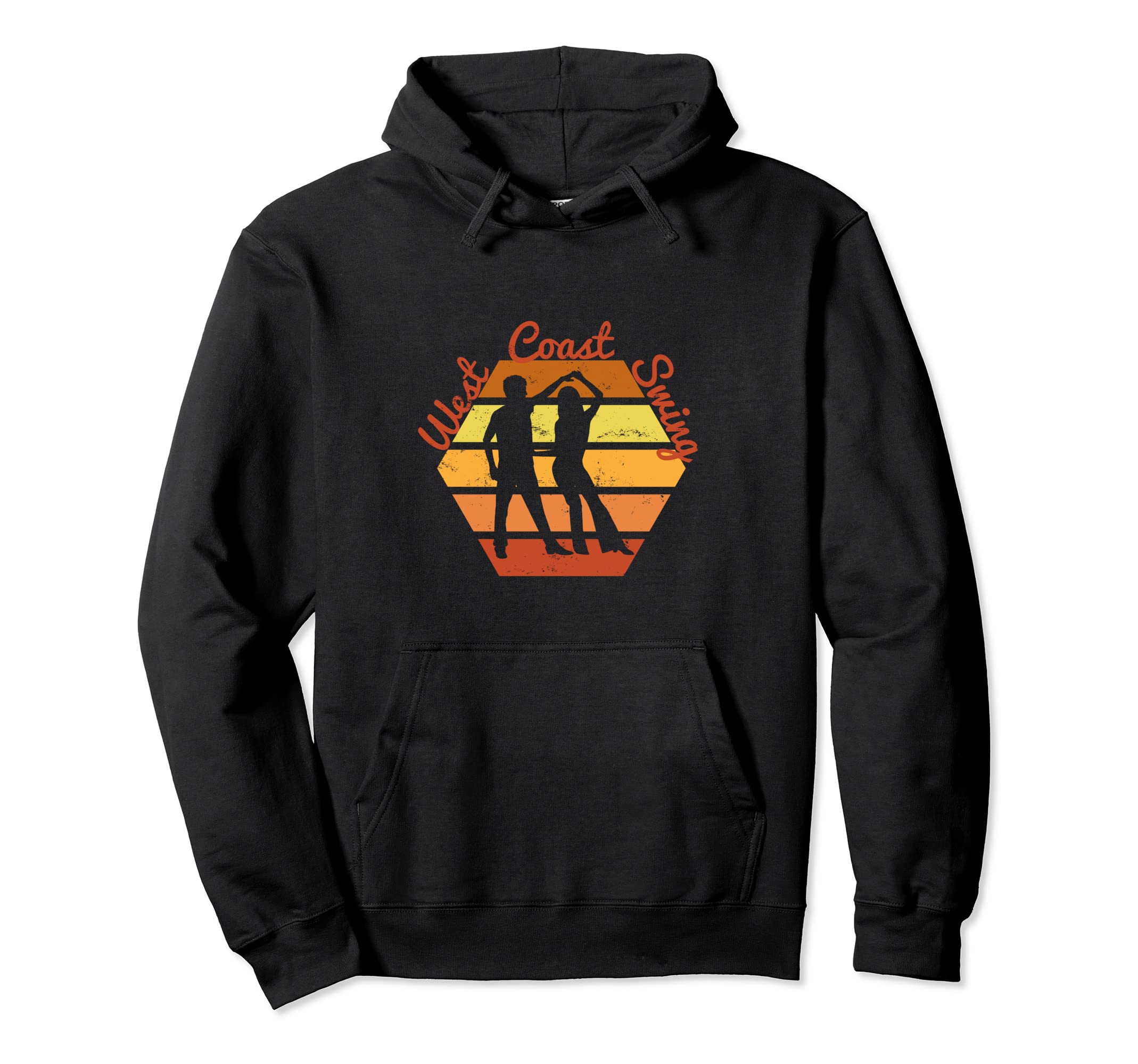 West Coast Swing Dancer Hoodie - Graphic Print Men Women - T-Shirt, Sweatshirt, Hoodie
