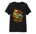 Cowboy Skull Desert Scene Tattoo Flash T-Shirt - Graphic Print Men Women - T-Shirt, Sweatshirt, Hoodie
