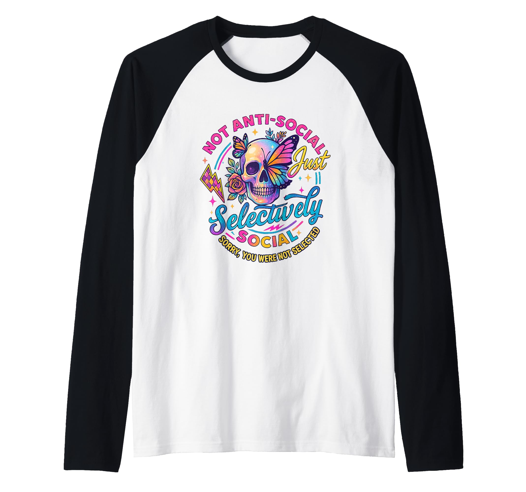 Not Anti Social Just Selectively Social Hoodie - Novelty Apparel Men Women - T-Shirt, Sweatshirt, Hoodie