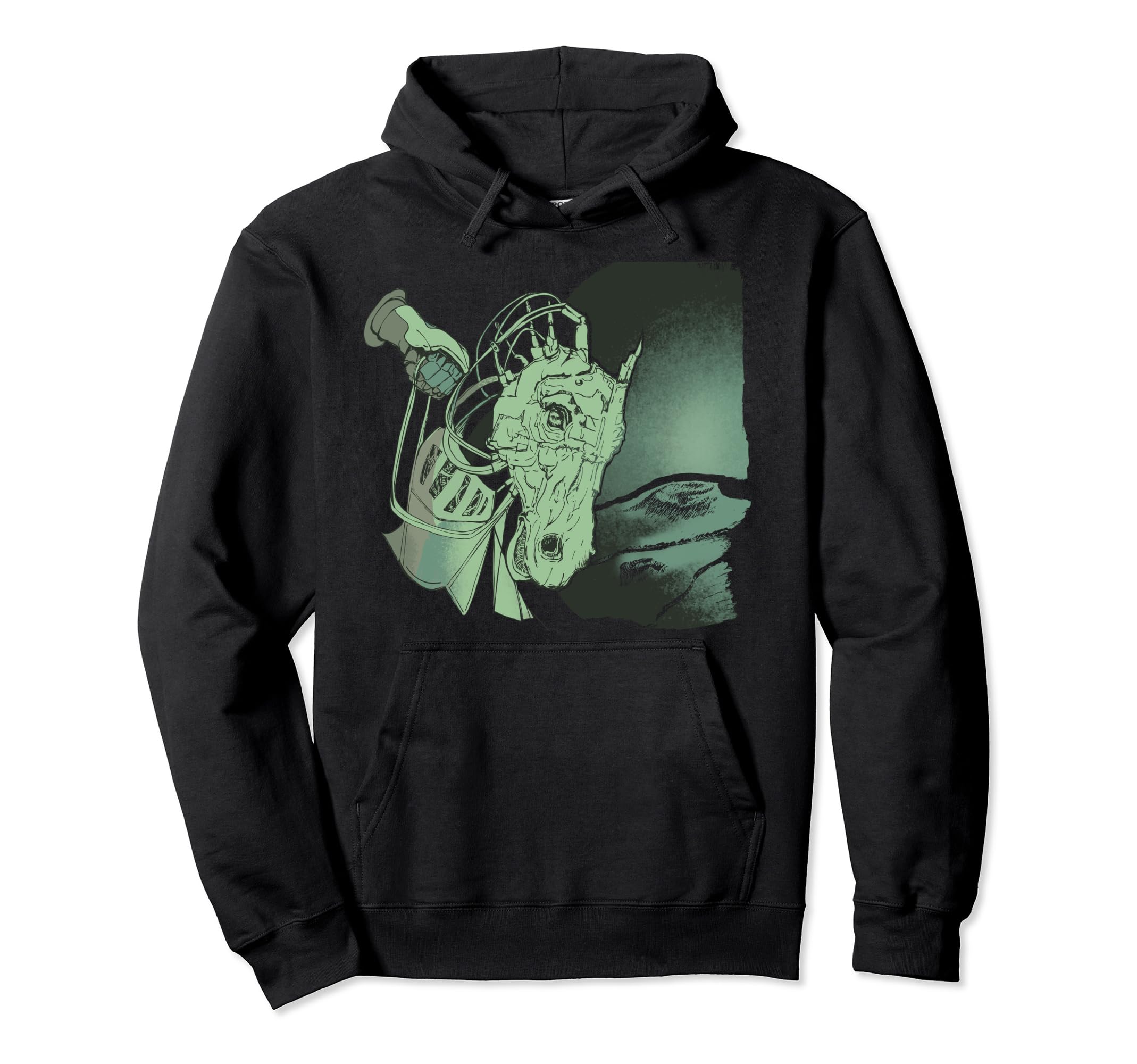 Synthwave 80S Anime Horse Science Hoodie - Trendy Graphic for Adults - T-Shirt, Sweatshirt, Hoodie