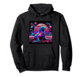 80S Sea Lion Synthwave Ocean Animal Hoodie - Unique Graphic Men Women - T-Shirt, Sweatshirt, Hoodie