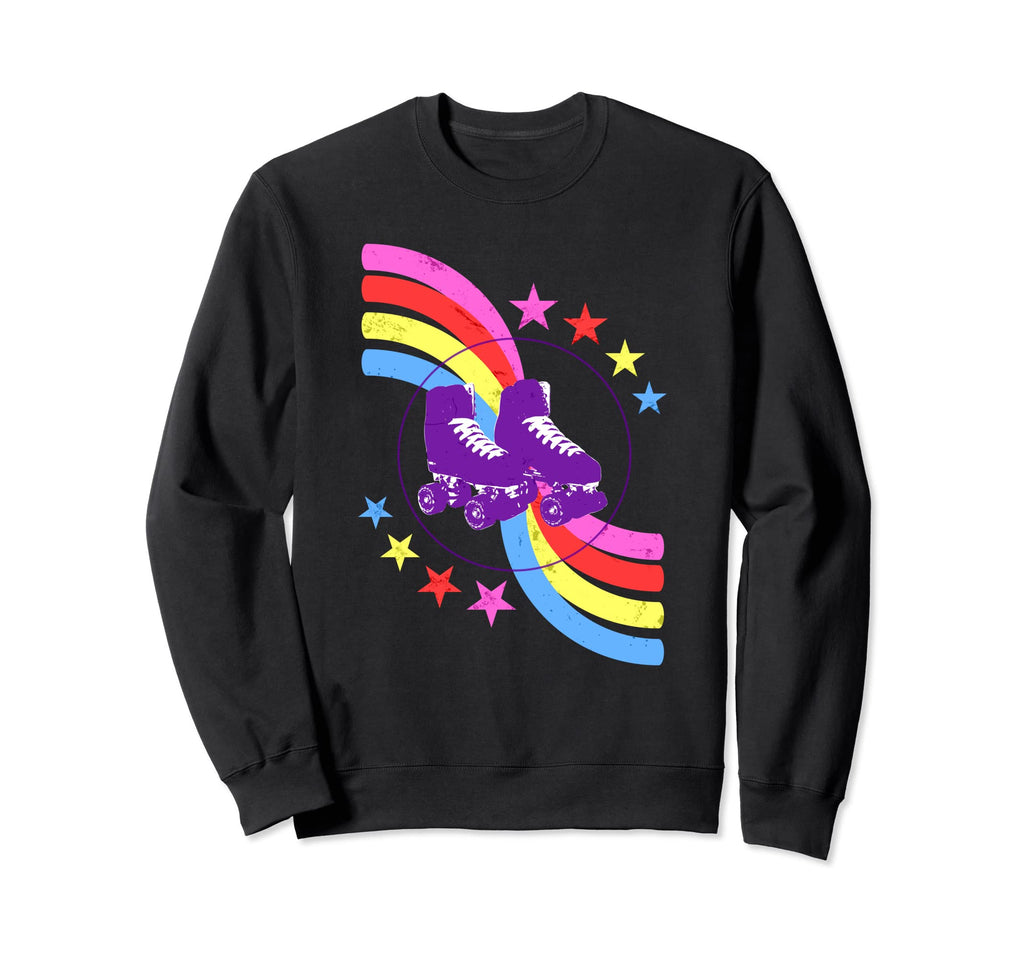 Roller Skating Disco Boogie 70S Roller Sweatshirt - Graphic Print Men Women - T-Shirt, Sweatshirt, Hoodie