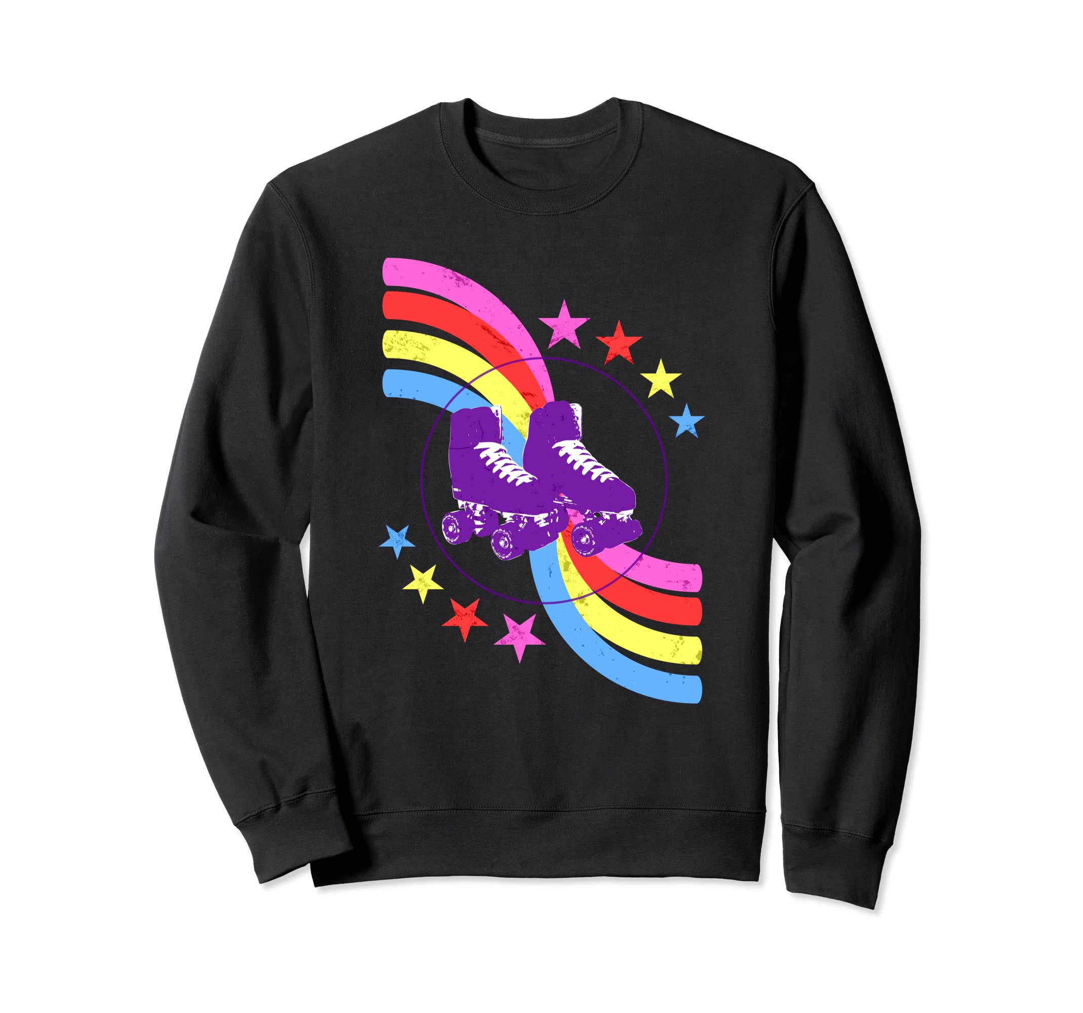 Roller Skating Disco Boogie 70S Roller Sweatshirt - Graphic Print Men Women - T-Shirt, Sweatshirt, Hoodie