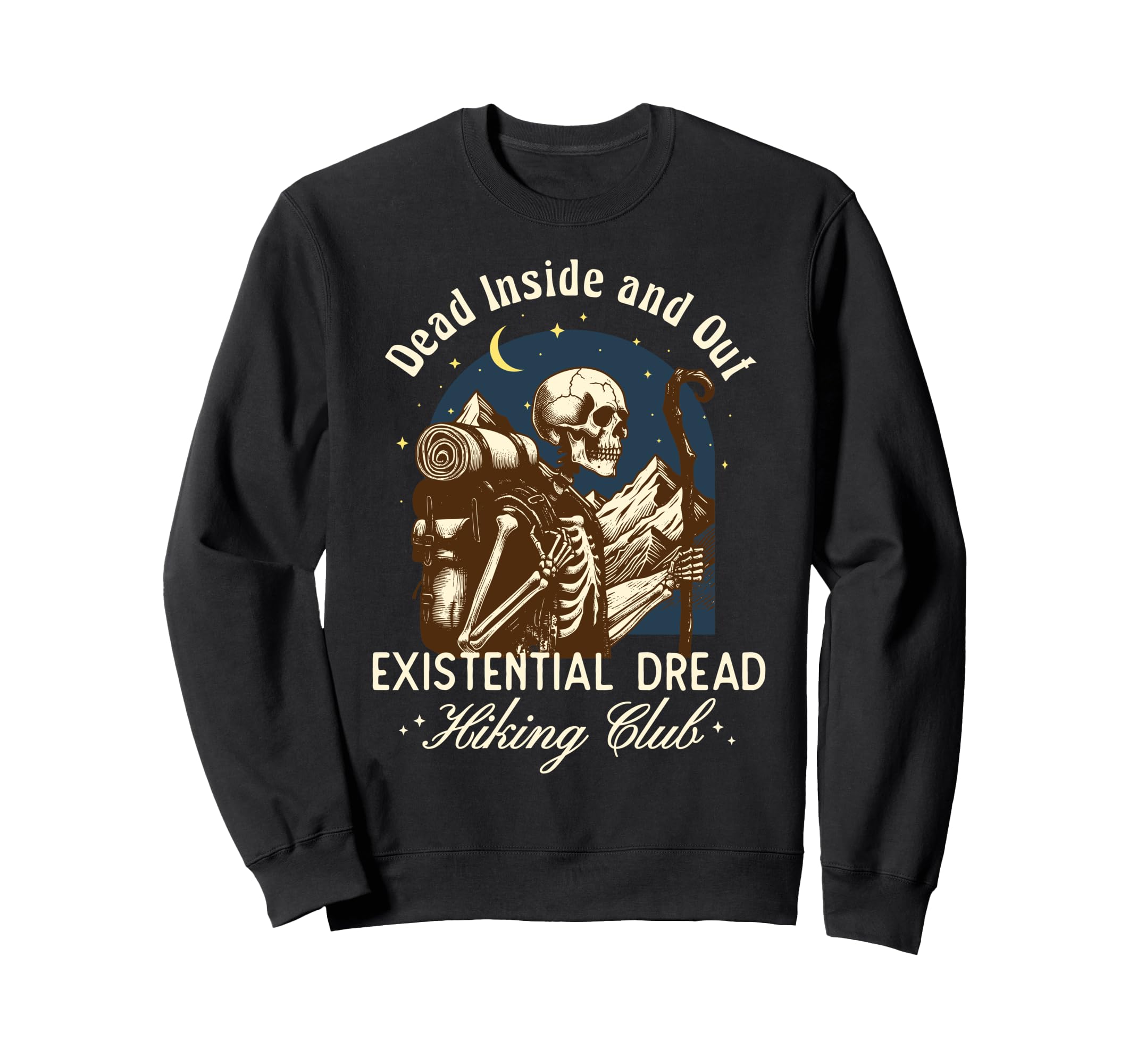 Funny Introvert Hiking Club Sweatshirt - Trendy Graphic Men Women - T-Shirt, Sweatshirt, Hoodie