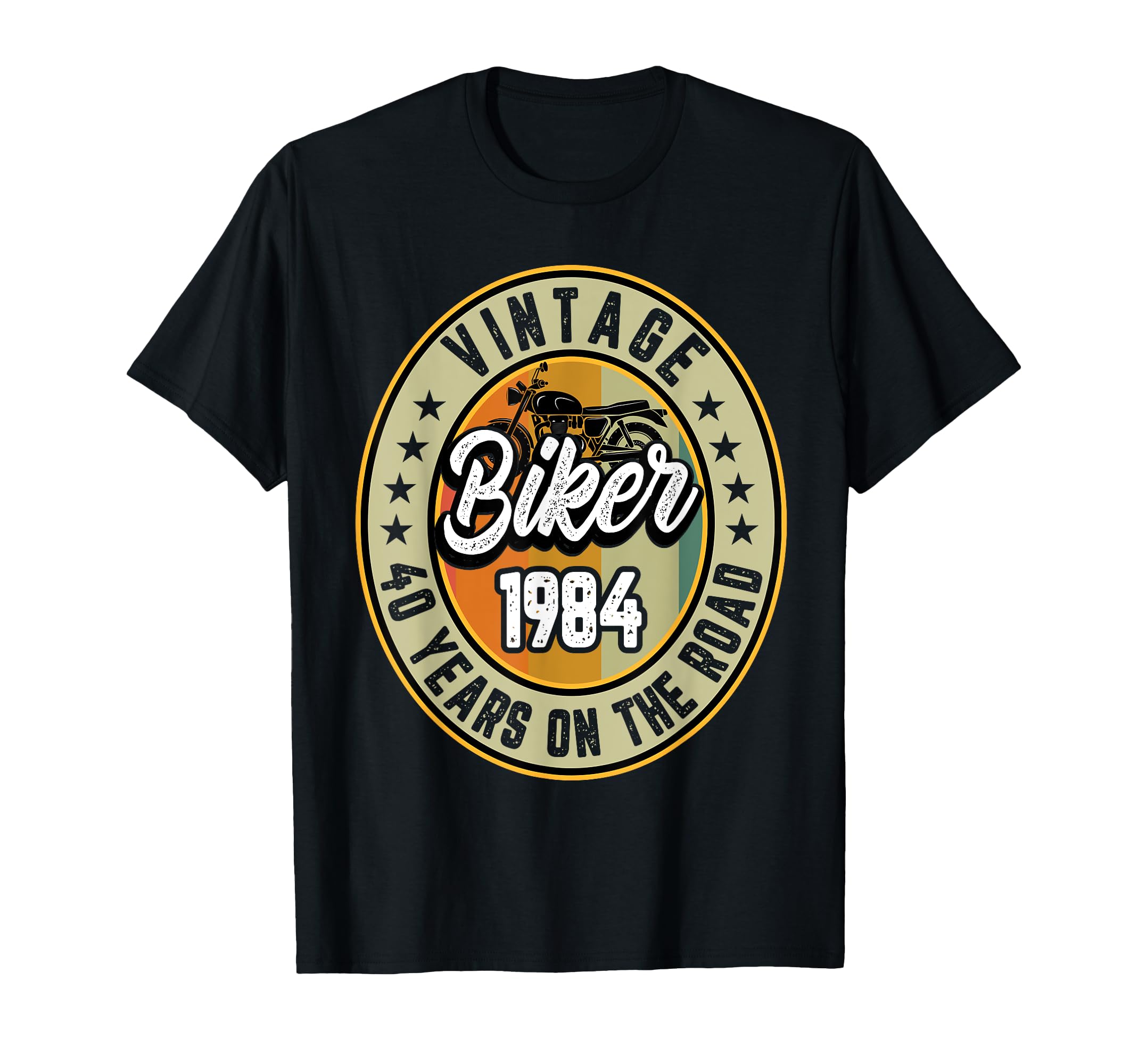 40Th Biker Birthday Gifts Motorcycle 1984 T-Shirt - Unique Graphic Unisex - T-Shirt, Sweatshirt, Hoodie