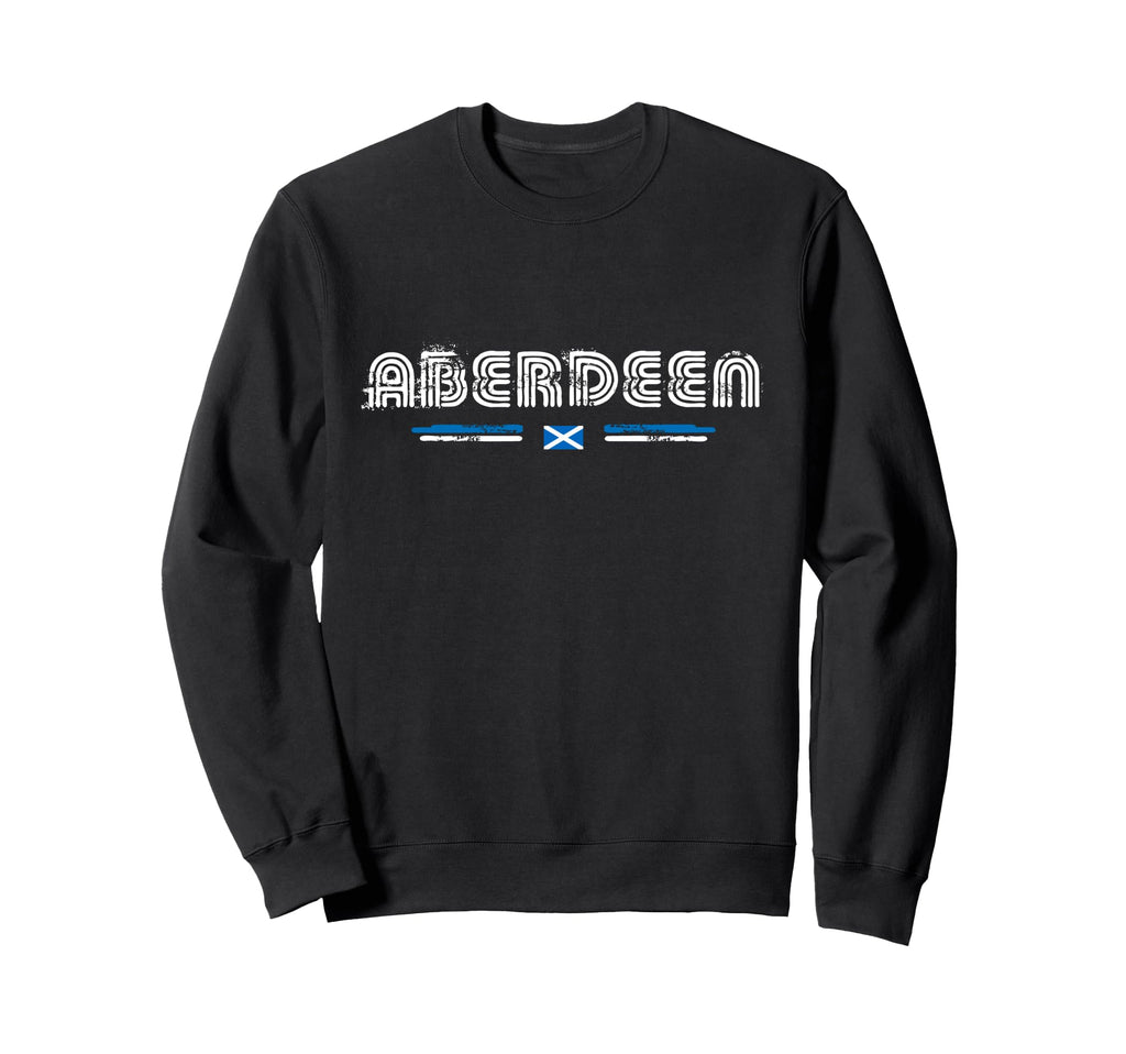 Aberdeen Scotland 70S 80S Type Sweatshirt - Novelty Apparel for Adults - T-Shirt, Sweatshirt, Hoodie